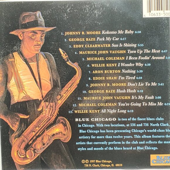 VINTAGE BLUE CHICAGO...THE CLARK STREET RAMBLERS...VARIOUS ARTISTS..1997 - Picture 2 of 2